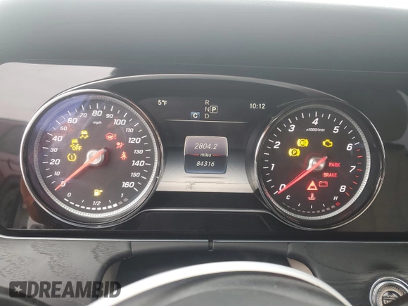 2019 Mercedes-Benz E 450 with VIN WDDZF6JB9KA508432, listed as a Copart auction lot 89379185 with 84,316 mi miles and Salvage Title. Bid and sale history available at DreamBid. Image 9.