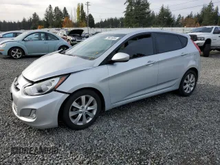 2012 Hyundai Accent SE with VIN KMHCU5AE5CU002876, listed as a Copart auction lot 79473334 with 120,926 mi miles and Salvage Title. Bid and sale history available at carsss.com. Image 1.