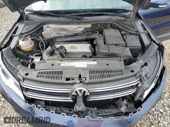 2013 Volkswagen Tiguan S with VIN WVGAV3AX6DW621714, listed as a Copart auction lot 54730565 with 121,257 mi miles and Salvage title. Bid and sale history available at DreamBid. Image 12.