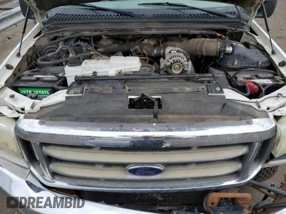 2002 Ford Super Duty F-250 XL with VIN 1FTNW21FX2EB12653, listed as a Copart auction lot 68732594 with 282,115 mi miles and Salvage Title. Bid and sale history available at carsss.com. Image 11.