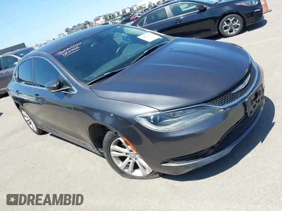 2016 Chrysler 200 Limited with VIN 1C3CCCAB8GN180125, listed as a IAAI auction lot 41971782 with 63,026 mi miles and . Bid and sale history available at carsss.com. Image 1.