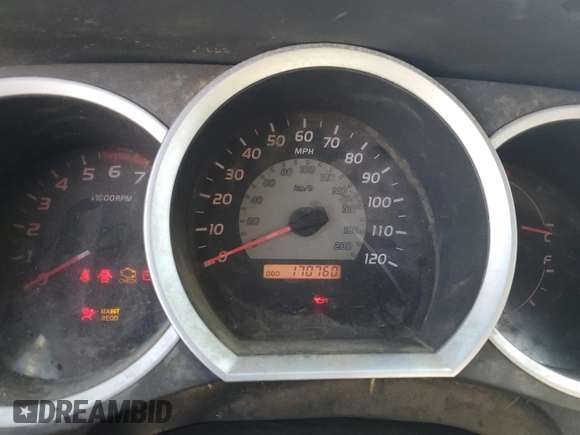 2005 Toyota Tacoma with VIN 5TEPX42N75Z017752, listed as a Copart auction lot 48138325 with 170,760 mi miles and Clean Title. Bid and sale history available at carsss.com. Image 9.