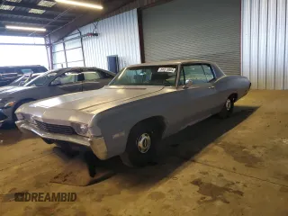 1968 Chevrolet Impala с VIN 164478C112689, выставлен на аукционе Copart как лот 84973864 с пробегом 59 255 миль миль и Чистый • Clean title. История ставок и продаж доступна на DreamBid. Изображение 1.