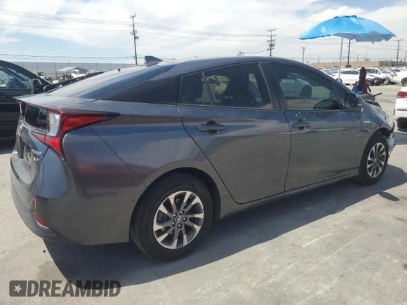 2019 Toyota Prius L Eco with VIN JTDKARFU4K3098262, listed as a Copart auction lot 52794175 with 41,906 mi miles and Salvage Title. Bid and sale history available at carsss.com. Image 3.