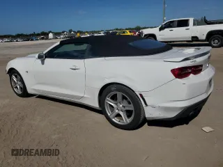 2019 Chevrolet Camaro 1LT with VIN 1G1FB3DS2K0123666, listed as a Copart auction lot 80434184 with 81,195 mi miles and Salvage Title. Bid and sale history available at carsss.com. Image 2.