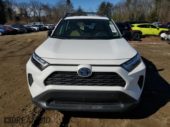 2023 Toyota RAV4 Hybrid LE with VIN JTMLWRFVXPD196941, listed as a Copart auction lot 48663485 with 23,759 mi miles and Salvage Title. Bid and sale history available at carsss.com. Image 5.
