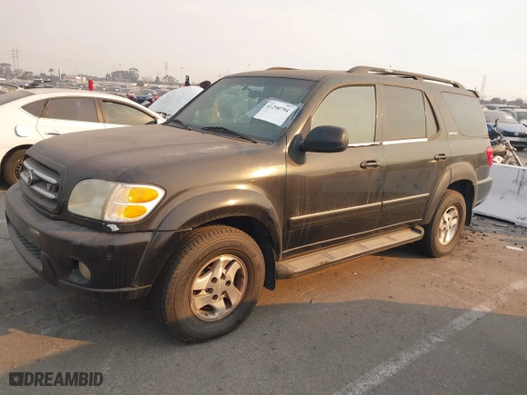 2002 Toyota Sequoia Limited with VIN 5TDZT38A32S065230, listed as a IAAI auction lot 41290794 with 306,444 mi miles. Bid and sale history available at carsss.com. Image 2.