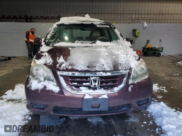 2009 Honda Odyssey EX-L with VIN 5FNRL38739B407617, listed as a Copart auction lot 43949295 with 248,461 mi miles and Salvage Title. Bid and sale history available at DreamBid. Image 5.