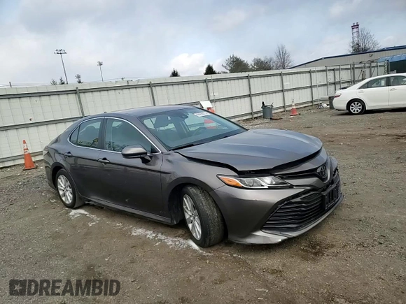 2020 Toyota Camry LE with VIN 4T1C11AK1LU903850, listed as a Copart auction lot 45966875 with 27,189 mi miles and Salvage Title. Bid and sale history available at carsss.com. Image 10.