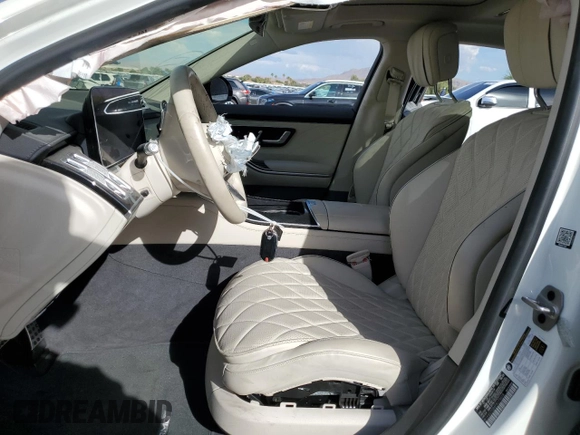 2023 Mercedes-Benz S-Class S 580 with VIN W1K6G7GB4PA179028, listed as a Copart auction lot 71276804 with 40,678 mi miles and Salvage Title. Bid and sale history available at carsss.com. Image 7.