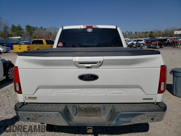 2020 Ford F-150 XL with VIN 1FTEW1EP8LFC37997, listed as a Copart auction lot 48428215 with 123,671 mi miles and Salvage Title. Bid and sale history available at carsss.com. Image 6.