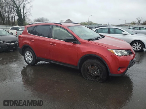 2014 Toyota RAV4 LE with VIN JTMBFREV0ED091304, listed as a Copart auction lot 52942085 with 78,387 mi miles and Salvage Title. Bid and sale history available at DreamBid. Image 4.