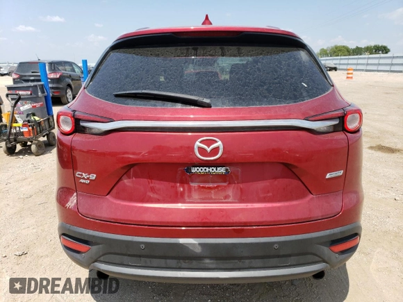 2018 Mazda CX-9 Touring with VIN JM3TCBCY1J0222671, listed as a Copart auction lot 60349454 with 87,646 mi miles and Salvage Title. Bid and sale history available at carsss.com. Image 6.