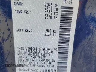 2025 Nissan LEAF S z VIN 1N4AZ1BV6SC558659, wystawiony jako Copart lot #55154975 z przebiegiem 10 656 mil mil oraz Szkoda całkowita • Salvage title. Historia ofert i sprzedaży dostępna na DreamBid. Obrazek 12.