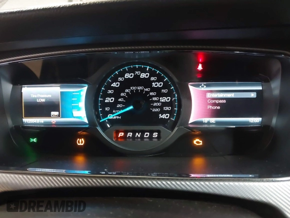 2015 Ford Taurus SHO with VIN 1FAHP2KT1FG181553, listed as a IAAI auction lot 41375137 with 121,006 mi miles and . Bid and sale history available at DreamBid. Image 7.