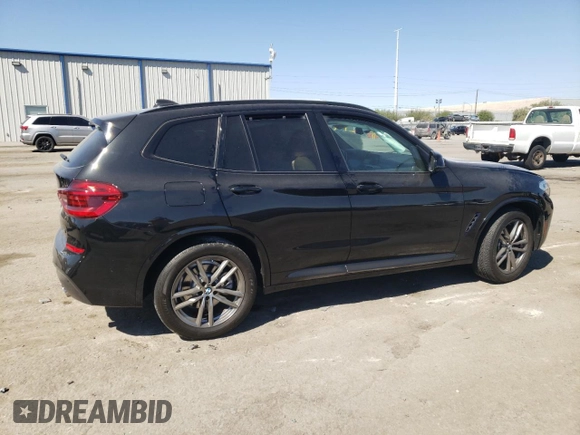 2021 BMW X3 sDrive30i with VIN 5UXTY3C09M9G62164, listed as a Copart auction lot 72846344 with 48,818 mi miles and Salvage Title. Bid and sale history available at carsss.com. Image 3.