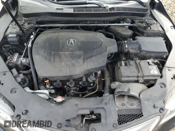 2015 Acura TLX Advance with VIN 19UUB2F70FA013265, listed as a Copart auction lot 54374955 with 162,398 mi miles and Salvage title. Bid and sale history available at DreamBid. Image 11.