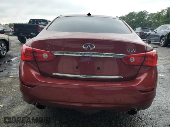 2014 Infiniti Q50 Premium z VIN JN1BV7AP1EM672554, wystawiony jako Copart lot #54788125 z przebiegiem 124 162 mil mil oraz Szkoda całkowita • Salvage title. Historia ofert i sprzedaży dostępna na DreamBid. Obrazek 6.