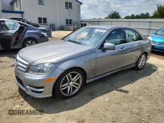 2012 Mercedes-Benz C 250 Sport with VIN WDDGF4HB4CA725244, listed as a Copart auction lot 65667205 with 96,335 mi miles and Salvage title. Bid and sale history available at DreamBid. Image 1.