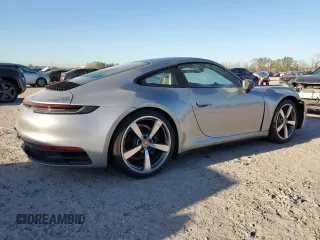2023 Porsche 911 Carrera with VIN WP0AA2A98PS206062, listed as a Copart auction lot 43438155 with 26,198 mi miles and Salvage Title. Bid and sale history available at carsss.com. Image 3.