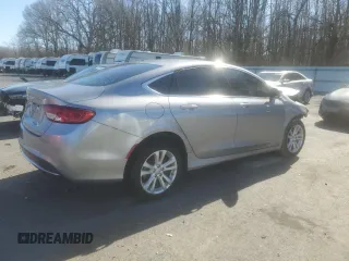 2015 Chrysler 200 Limited with VIN 1C3CCCAB1FN702771, listed as a Copart auction lot 50068535 with 173,020 mi miles and Salvage Title. Bid and sale history available at DreamBid. Image 3.
