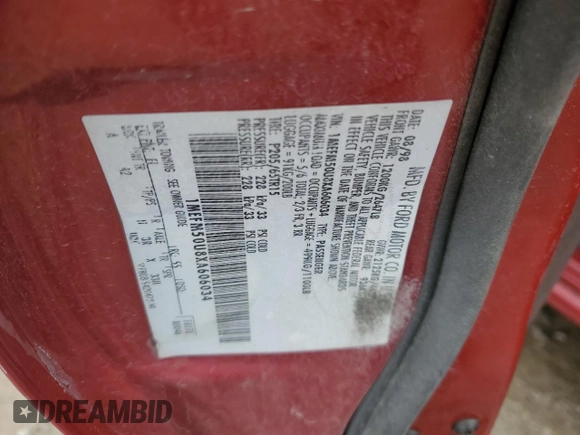 1999 Mercury Sable GS with VIN 1MEFM50U8XA606034, listed as a Copart auction lot 49061995 with 245,641 mi miles and Salvage Title. Bid and sale history available at DreamBid. Image 14.