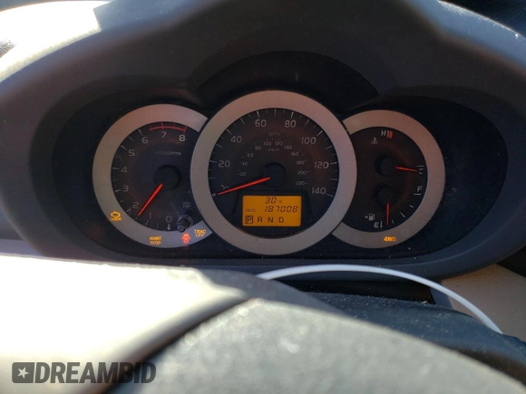 2011 Toyota RAV4 with VIN 2T3JF4DV1BW171774, listed as a Copart auction lot 46311735 with 187,008 mi miles and Non Repairable. Bid and sale history available at DreamBid. Image 9.