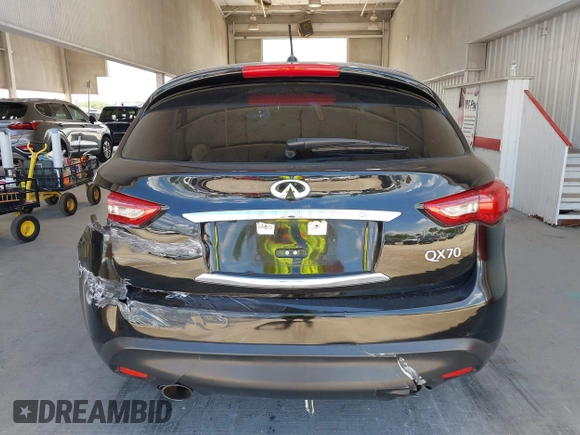 2017 Infiniti QX70 z VIN JN8CS1MU1HM143574, wystawiony jako IAAI lot #42546397 z przebiegiem 103 624 mil mil oraz . Historia ofert i sprzedaży dostępna na DreamBid. Obrazek 16.