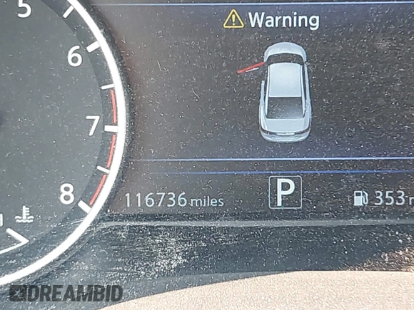 2016 Nissan Maxima SV with VIN 1N4AA6AP9GC384035, listed as a IAAI auction lot 42856838 with 116,736 mi miles and . Bid and sale history available at DreamBid. Image 15.