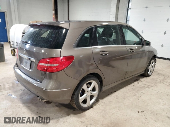 2013 Mercedes-Benz B 250 Sports Tourer with VIN WDDMH4EB1DJ161295, listed as a Copart auction lot 52190755 with 112,113 mi miles and Clean Title. Bid and sale history available at DreamBid. Image 3.