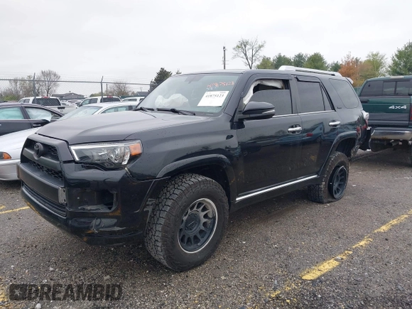 2016 Toyota 4Runner Limited with VIN JTEBU5JR4G5285172, listed as a IAAI auction lot 41875123 with 122,347 mi miles and . Bid and sale history available at DreamBid. Image 2.