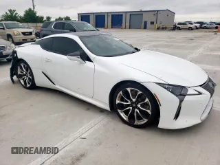 2021 Lexus LC 500h with VIN JTHBP5AY8MA104403, listed as a Copart auction lot 59272235 with 14,425 mi miles and Salvage title. Bid and sale history available at DreamBid. Image 4.