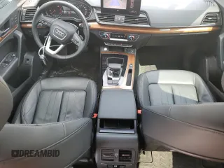 2021 Audi Q5 with VIN WA1AABFY3M2078576, listed as a Copart auction lot 55746134 with 56,350 mi miles and Clean title. Bid and sale history available at DreamBid. Image 8.
