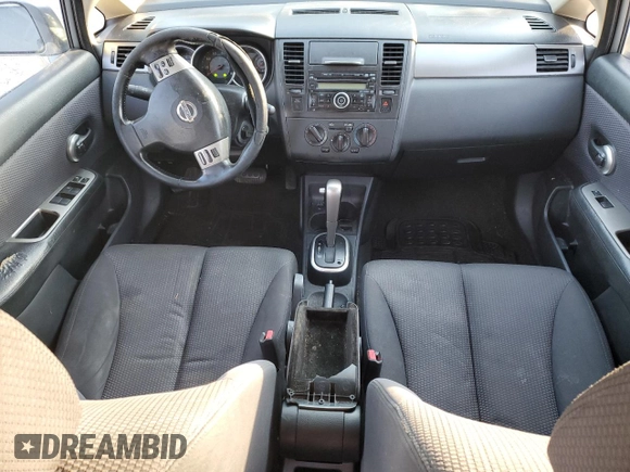 2007 Nissan Versa 1.8 SL with VIN 3N1BC11E67L420328, listed as a Copart auction lot 75806654 with 0 mi miles and Salvage Title. Bid and sale history available at carsss.com. Image 8.