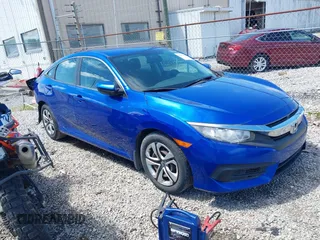 2017 Honda Civic LX with VIN 19XFC2F53HE061622, listed as a IAAI auction lot 42096381 with 86,492 mi miles and . Bid and sale history available at DreamBid. Image 1.