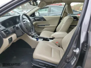 2017 Honda Accord Hybrid EX-L with VIN JHMCR6F57HC001485, listed as a Copart auction lot 52585175 with 134,586 mi miles and Salvage Title. Bid and sale history available at carsss.com. Image 7.