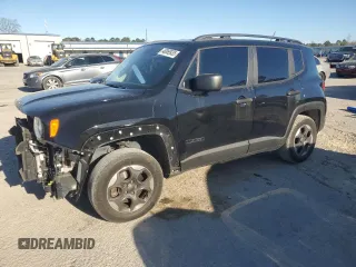 2017 Jeep Renegade Sport with VIN ZACCJBABXHPG53219, listed as a Copart auction lot 48869935 with 98,914 mi miles and Salvage Title. Bid and sale history available at carsss.com. Image 1.