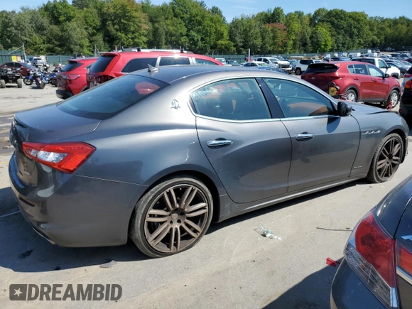 2019 Maserati Ghibli S Q4 GranLusso with VIN ZAM57YTL2K1309855, listed as a Copart auction lot 70747164 with 38,614 mi miles and Salvage Title. Bid and sale history available at carsss.com. Image 3.