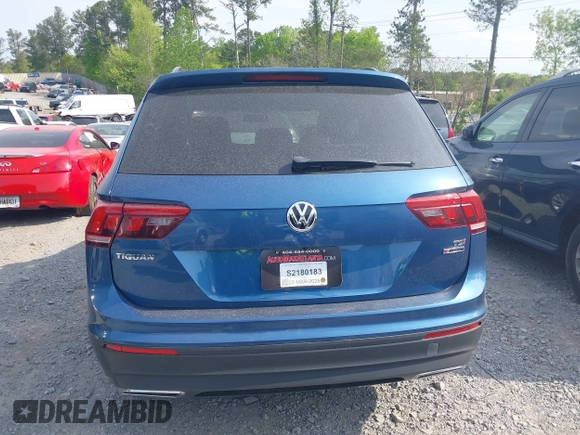2018 Volkswagen Tiguan S with VIN 3VV0B7AXXJM018455, listed as a IAAI auction lot 41979115 with 92,104 mi miles and . Bid and sale history available at DreamBid. Image 16.