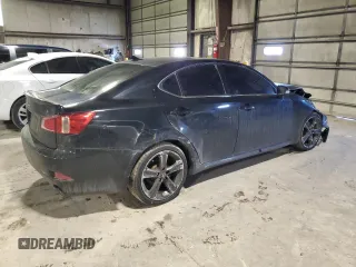 2011 Lexus IS 250 with VIN JTHBF5C22B5148656, listed as a Copart auction lot 46802805 with 167,848 mi miles and Salvage Title. Bid and sale history available at carsss.com. Image 3.