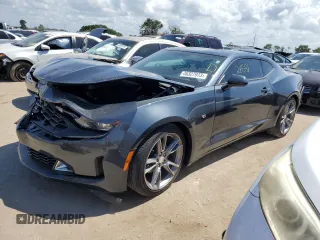 2019 Chevrolet Camaro 1LT with VIN 1G1FB1RS4K0154186, listed as a Copart auction lot 46327973 with 26,591 mi miles. Bid and sale history available at carsss.com. Image 1.