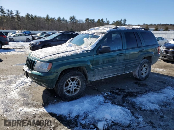 1999 Jeep Grand Cherokee Limited with VIN 1J4GW68N7XC578504, listed as a Copart auction lot 43684275 with 163,752 mi miles and Clean Title. Bid and sale history available at carsss.com. Image 1.