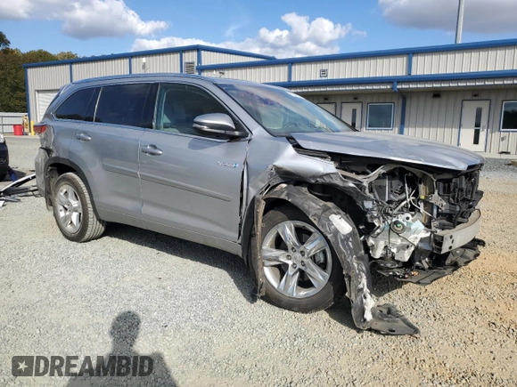 2015 Toyota Highlander Hybrid Limited with VIN 5TDDCRFH8FS008475, listed as a Copart auction lot 74244433 with 96,455 mi miles. Bid and sale history available at carsss.com. Image 4.