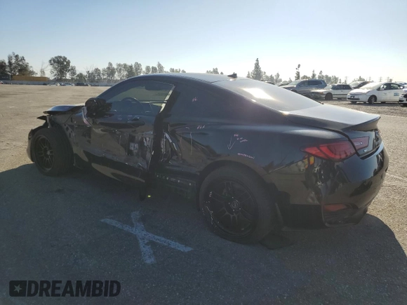 2019 Infiniti Q60 Luxe with VIN JN1EV7EL8KM290926, listed as a Copart auction lot 46810025 with 46,848 mi miles and Salvage Title. Bid and sale history available at DreamBid. Image 2.