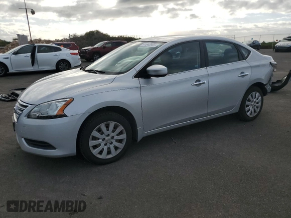 2015 Nissan Sentra SV with VIN 3N1AB7AP9FY286709, listed as a Copart auction lot 41843985 with 85,237 mi miles and Salvage Title. Bid and sale history available at DreamBid. Image 1.