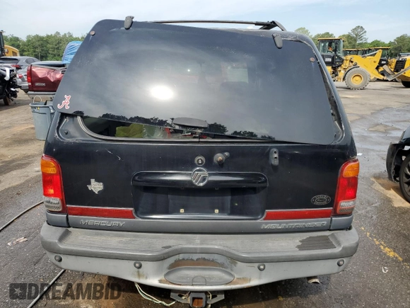 2000 Mercury Mountaineer with VIN 4M2DU66P2YUJ35413, listed as a Copart auction lot 52535624 with 343,752 mi miles and Salvage Title. Bid and sale history available at carsss.com. Image 6.