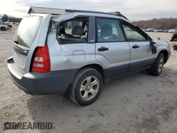 2003 Subaru Forester X with VIN JF1SG63603H754437, listed as a Copart auction lot 46406525 with 140,571 mi miles and Salvage Title. Bid and sale history available at carsss.com. Image 3.