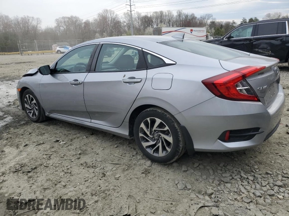 2018 Honda Civic EX with VIN 2HGFC2F75JH532134, listed as a Copart auction lot 51215215 with 35,189 mi miles and Salvage Title. Bid and sale history available at DreamBid. Image 2.