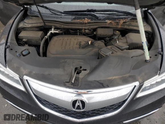 2014 Acura MDX Tech Pkg with VIN 5FRYD4H49EB045743, listed as a Copart auction lot 42409225 with 96,194 mi miles and Salvage Title. Bid and sale history available at carsss.com. Image 12.