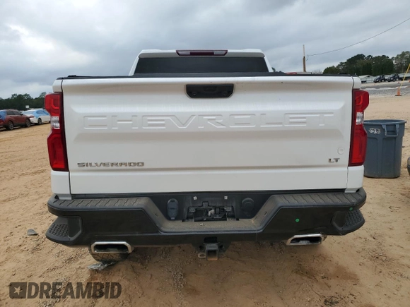 2022 Chevrolet Silverado 1500 LT Trail Boss with VIN 3GCUDFED1NG671782, listed as a Copart auction lot 81838534 with 42,763 mi miles and Salvage Title. Bid and sale history available at DreamBid. Image 6.